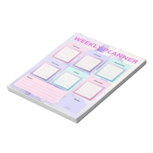 Pastel Butterfly Dreams: Weekly Planner voor Organ Notitieblok