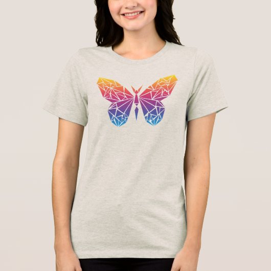 Pastel Butterfly Esthetisch T-shirt voor Vrouwen t (Voorkant)
