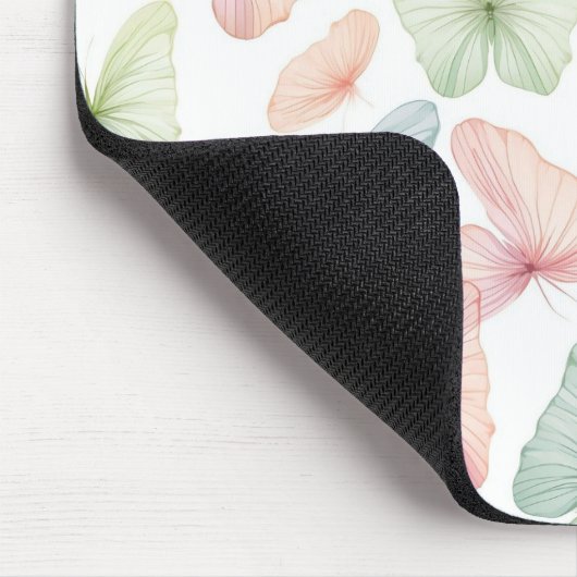 Pastel Butterfly Muismat (Hoek)