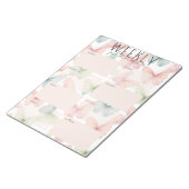 Pastel Butterfly Weekly Planner Notitieblok (Schuin)
