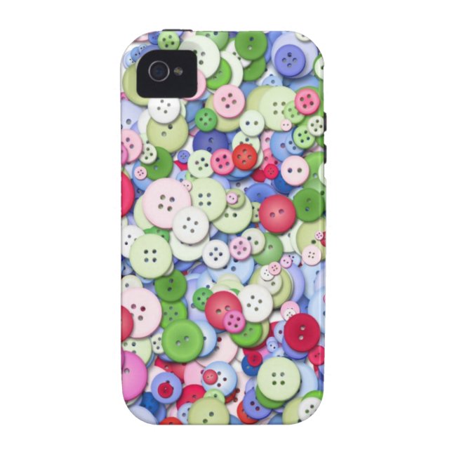 Pastel Button Pattern Case-Mate iPhone Case (Achterkant)