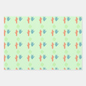 Pastel Cactus inpakpapier Vel (Voorkant 2)