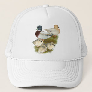 Pastel Call Eend Familie Trucker Pet