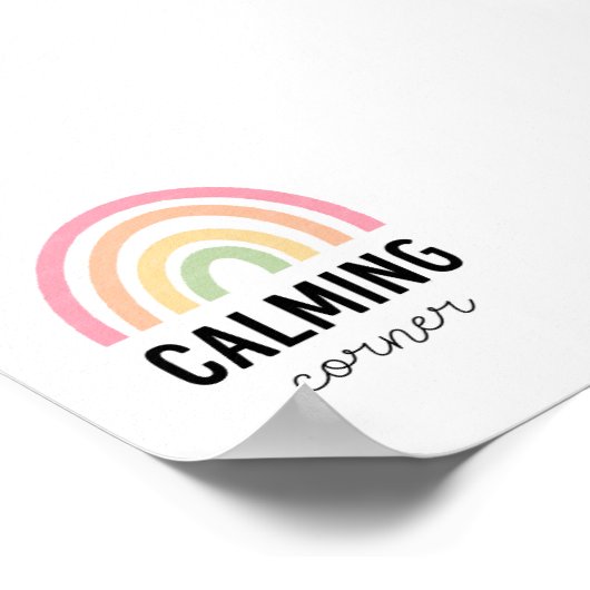 Pastel Calming Corner Poster (Hoek)