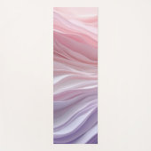Pastel Calming Wave Pattern Yogamat (Voorkant)