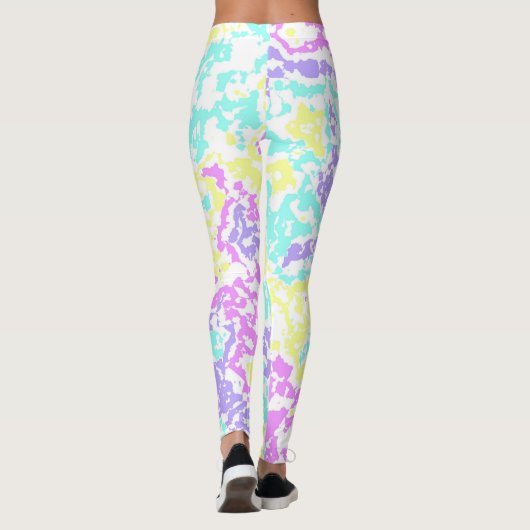 Pastel Camo Leggings (Achterkant)