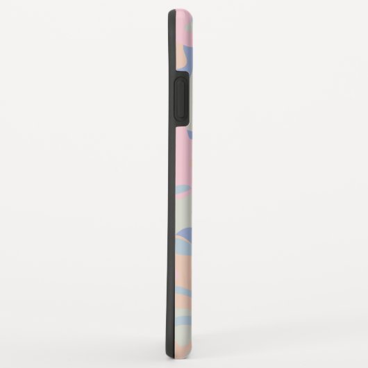 Pastel Camo Pattern Monogramed Case-Mate iPhone Case (Achterkant/rechts)