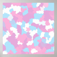 Pastel Camouflage Abstract kunstpatroon