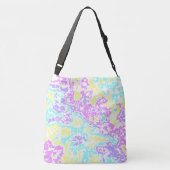 Pastel Camouflage Crossbody Tas (Achterkant)