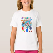 Pastel Candy Collage T‑Shirt  T-shirt (Voorkant)