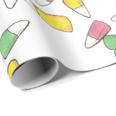 Pastel Candy Corn Easter Basket Snoep Kernels Cadeaupapier (Rol Hoek)