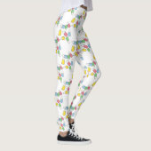 Pastel Candy Corn Easter Basket Snoep Kernels Leggings (Rechts)