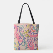 Pastel-Canvas tas (Achterkant)