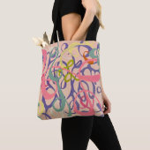 Pastel-Canvas tas (Dichtbij)