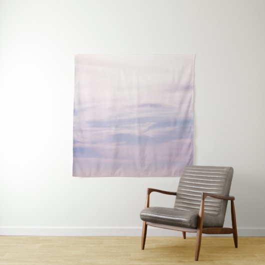 Pastel Caribbean Sunset Sky 2 #clouds #art Wandkleed (In situ)