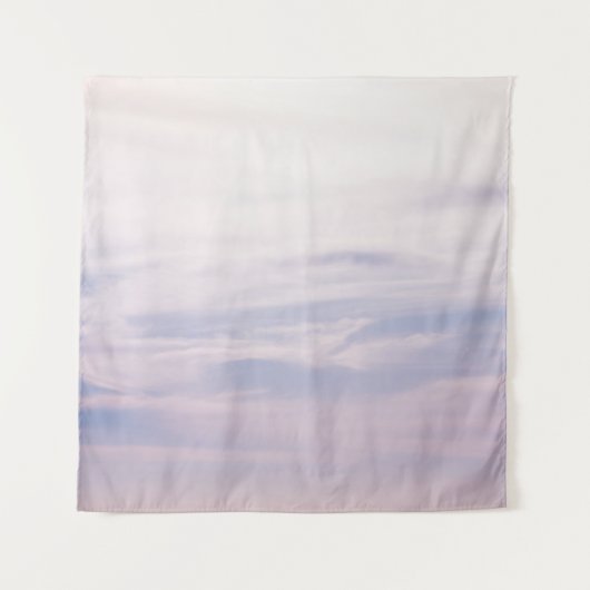 Pastel Caribbean Sunset Sky 2 #clouds #art Wandkleed (Voorkant)