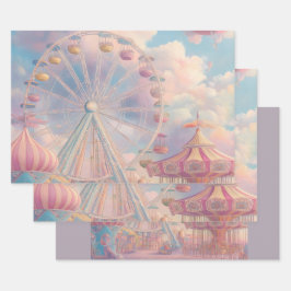 Pastel Carnaval Gift Wrap Inpakpapier Vel