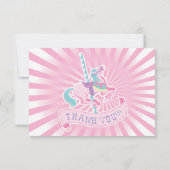 Pastel Carnival, bedankt kaarten (Achterkant)