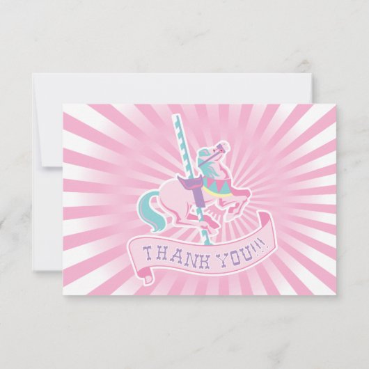 Pastel Carnival, bedankt kaarten (Achterkant)