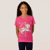 Pastel Carousel Pony T-shirt (Voorkant volledig)
