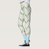 Pastel Casablabca Leggings – Retro Modern Pattern (Links)