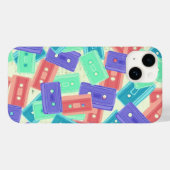 Pastel Cassettebandjes - jaren 90 esthetische muzi Case-Mate iPhone Case (Achterkant (horizontaal))