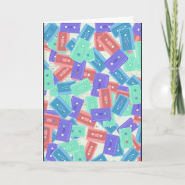 Pastel Cassettebandjes - jaren 90 esthetische muzi Kaart