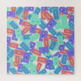 Pastel Cassettebandjes - jaren 90 esthetische muzi Legpuzzel