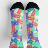 Pastel Cassettebandjes - jaren 90 esthetische muzi Sokken (Top)