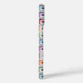 Pastel Cassettebandjes Retro Patroon Case-Mate iPhone Case (Achterkant / Rechts)