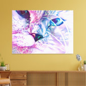 Pastel Cat Dreamscape Canvas Afdruk (Insitu (Woonkamer))