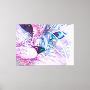 Pastel Cat Dreamscape Canvas Afdruk