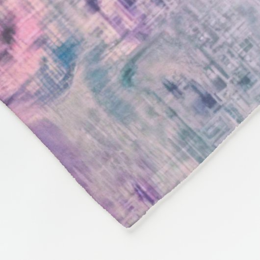 Pastel Cat Dreamscape Fleece Deken (Hoek)