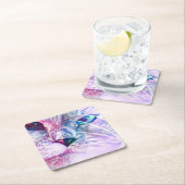 Pastel Cat Dreamscape Kartonnen Onderzetters (Insitu)