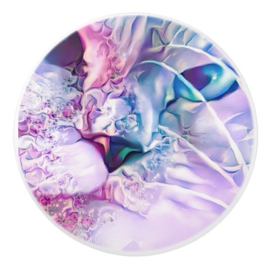 Pastel Cat Dreamscape Keramische Knop (Voorkant)