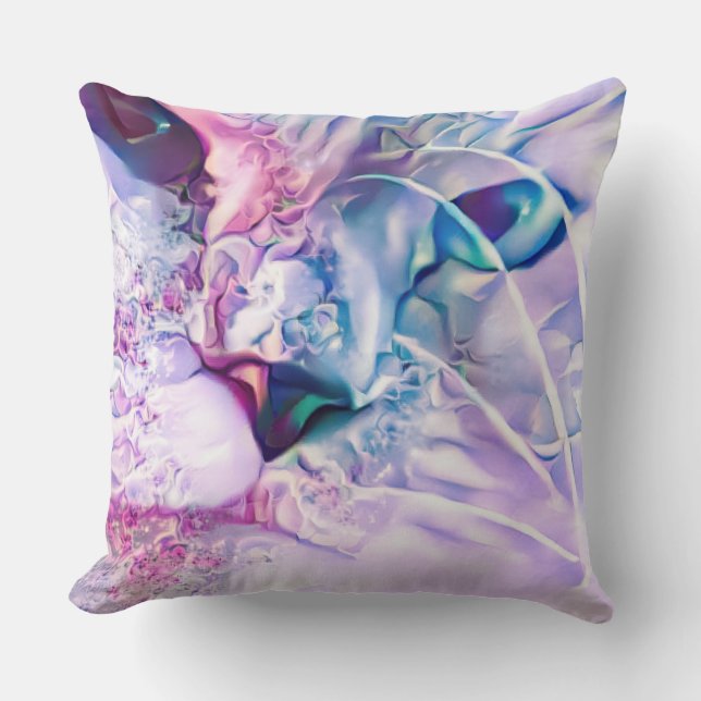 Pastel Cat Dreamscape Kussen (Voorkant)