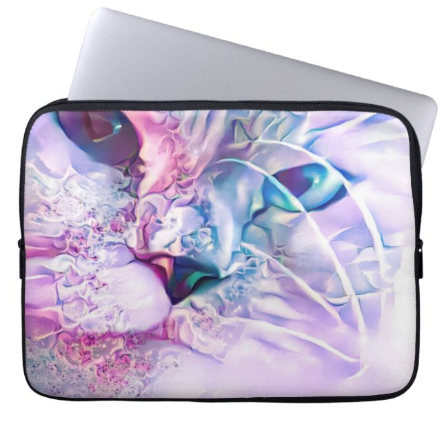 Pastel Cat Dreamscape Laptop Sleeve (Voorkant)