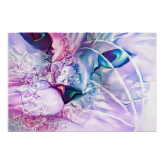 Pastel Cat Dreamscape Perfect Poster