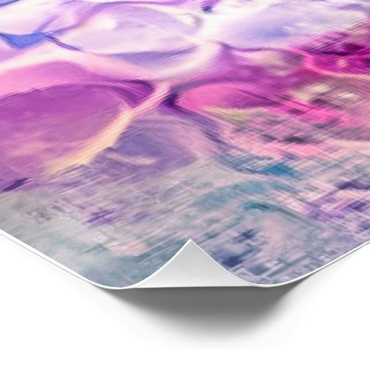 Pastel Cat Dreamscape Perfect Poster (Hoek)