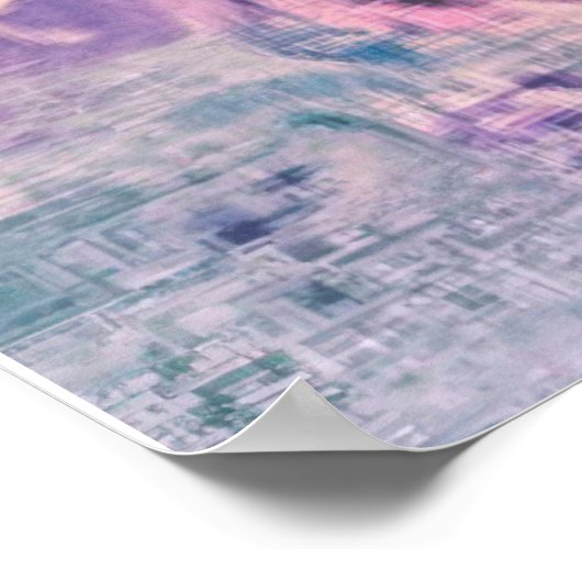 Pastel Cat Dreamscape Poster (Hoek)