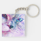 Pastel Cat Dreamscape  Sleutelhanger (Achterkant)