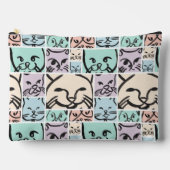 Pastel Cat Faces Etui (Voorkant)