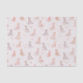 Pastel Cats Tissue Paper Tissuepapier (Voorkant)