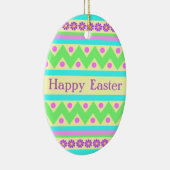 Pastel Ceramic Easter Egg Ornament (Rechts)