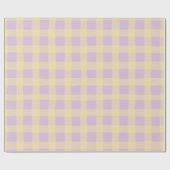 Pastel Checkered Gingham Cadeaupapier (Vlak)