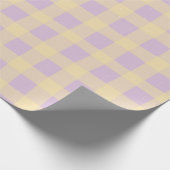 Pastel Checkered Gingham Cadeaupapier (Hoek)