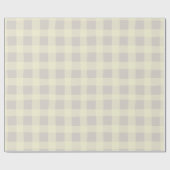 Pastel Checkered Gingham Cadeaupapier (Vlak)