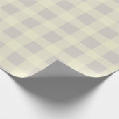 Pastel Checkered Gingham Cadeaupapier (Hoek)
