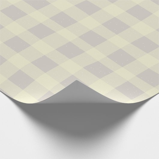Pastel Checkered Gingham Cadeaupapier (Hoek)