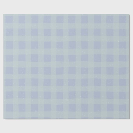 Pastel Checkered Gingham Cadeaupapier (Vlak)